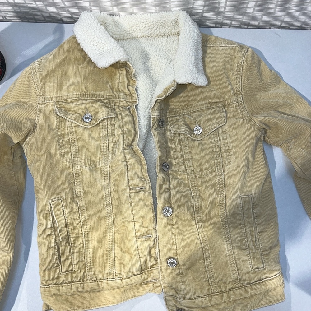 Corduroy Jacket with Sherpa lining